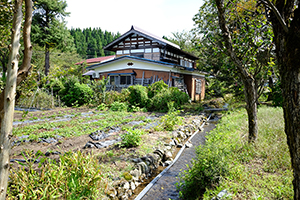 美しい長森集落の水路