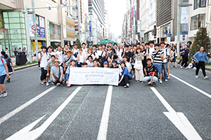 韓国・慶北大学との合同ワークショップでのまちあるき